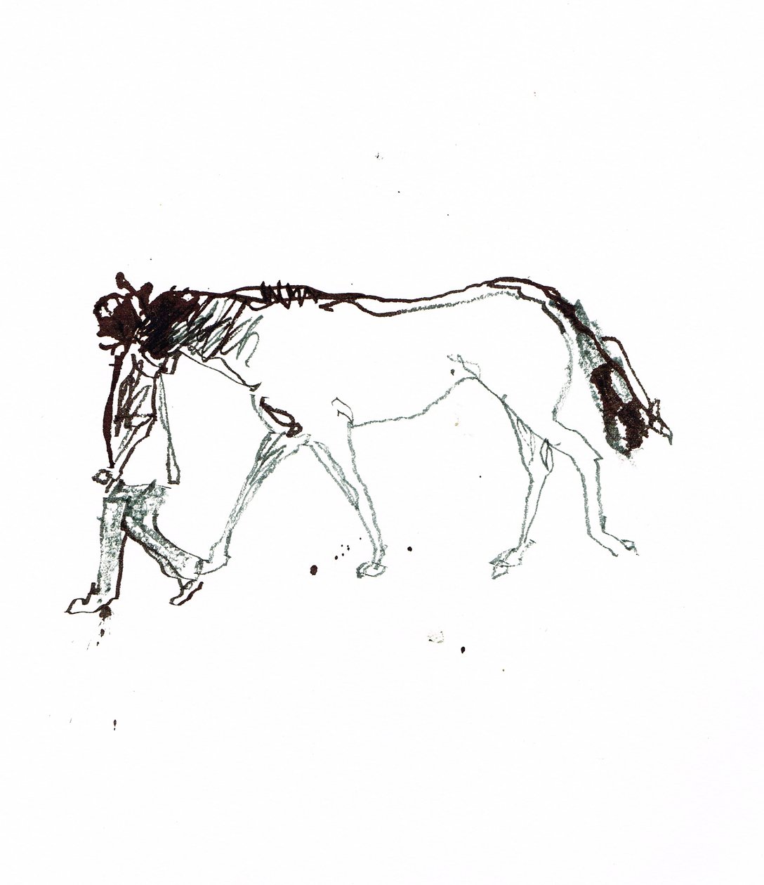 İsimsiz, 2018 (kağıt üzeri suluboya) by Michael Frith