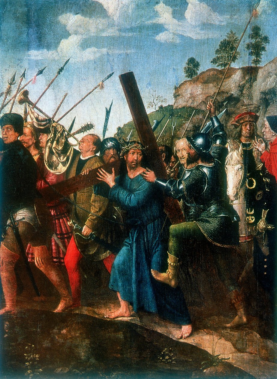 Calvary Yolunda İsa, 15. yüzyılın sonları 16. yüzyılın başlarında by Michael Sittow