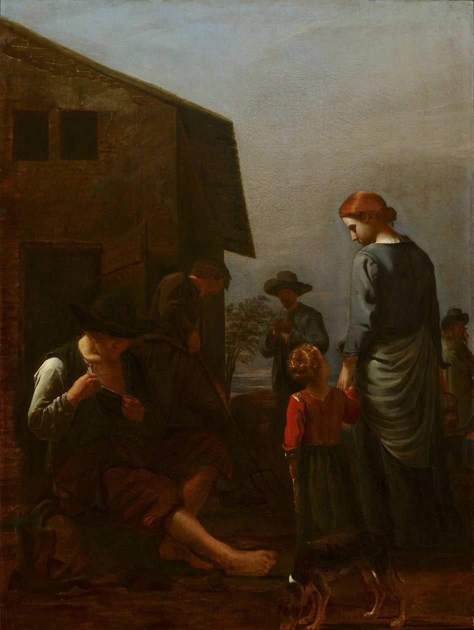 Adamın kendisinden pire çıkaran köylü ailesi, 1656-60 by Michael Sweerts