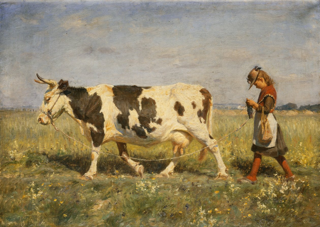 Pazara Çıkış, 1892 by Michael Therkildsen
