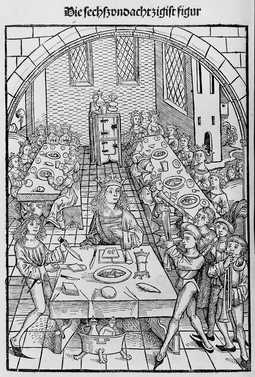 Kurtuluşun ve sonsuz mutluluğun zenginliklerinin hazinesi veya tapınağı, 1491. by Michael Wolgemut