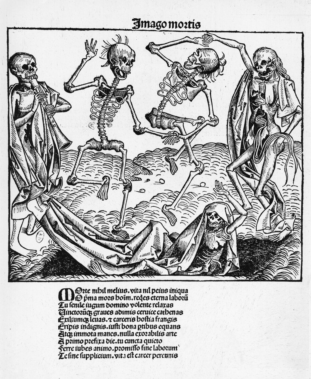 Danse Macabre, Hartmann Schedel (1440-1514) Nürnberg tarafından 