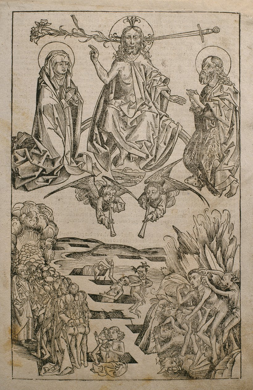 Son Yargı, Hartmann Schedel (1440-1514) tarafından Nürnberg