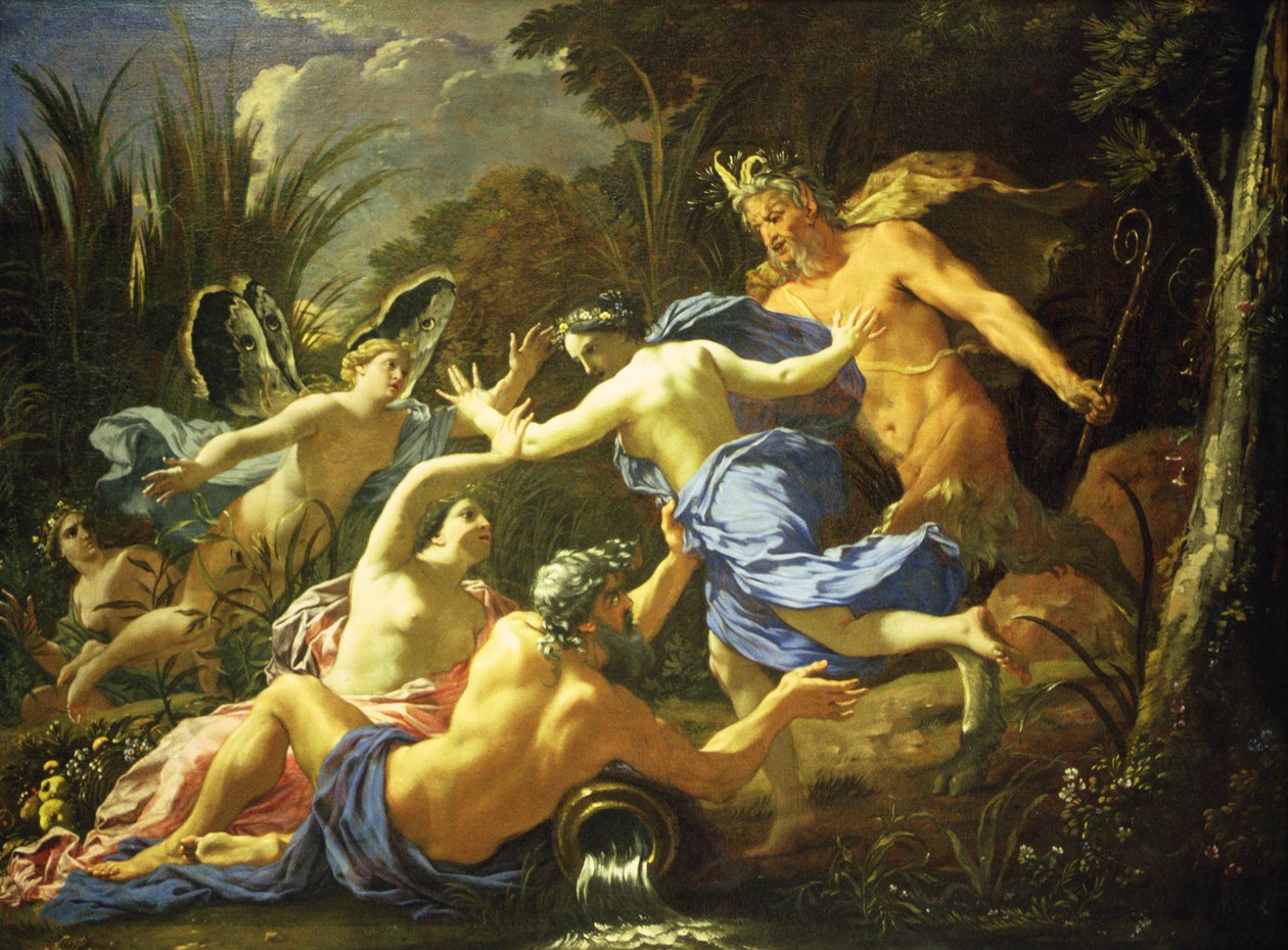 Pan ve Sirinks, 1657 by Michel Dorigny