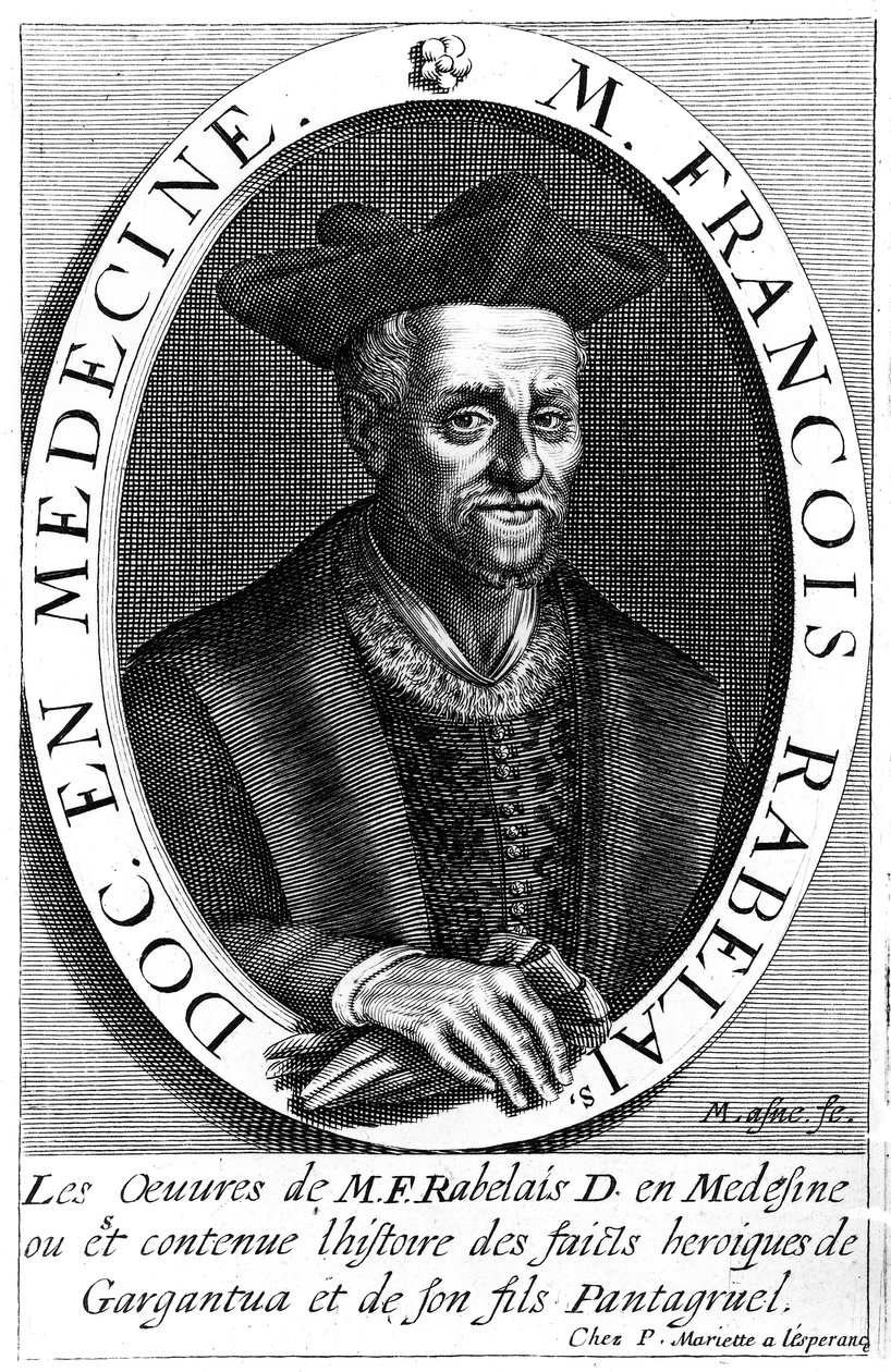 François Rabelais by Michel Lasne
