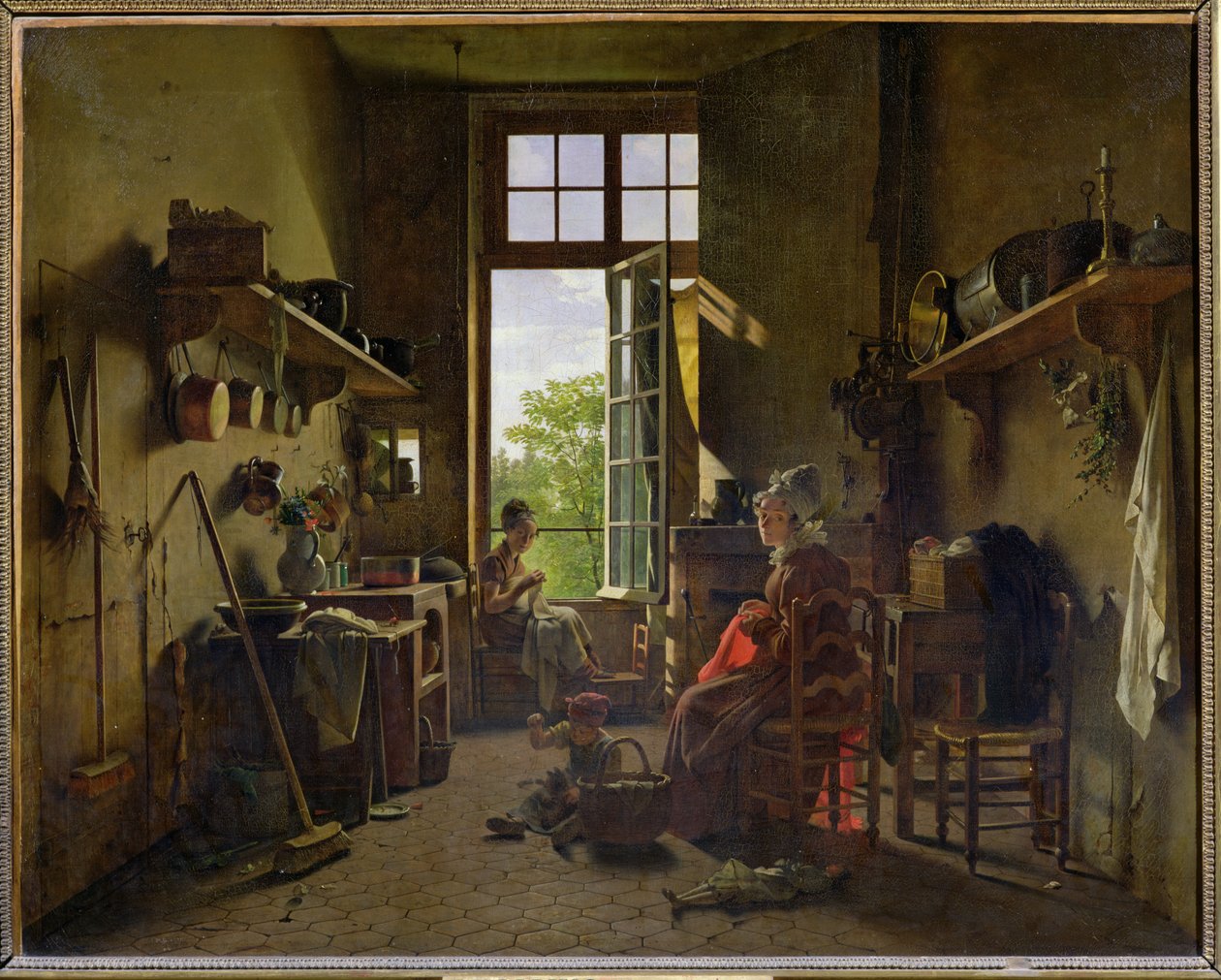 Bir Mutfağın İçi, 1815 by Michel Martin Drolling