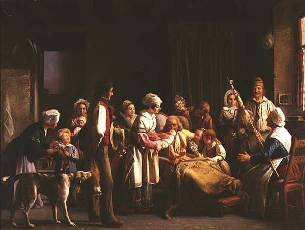 Büyük Büyükbabaların Doğum Günü, 1837 by Michel Philibert Genod