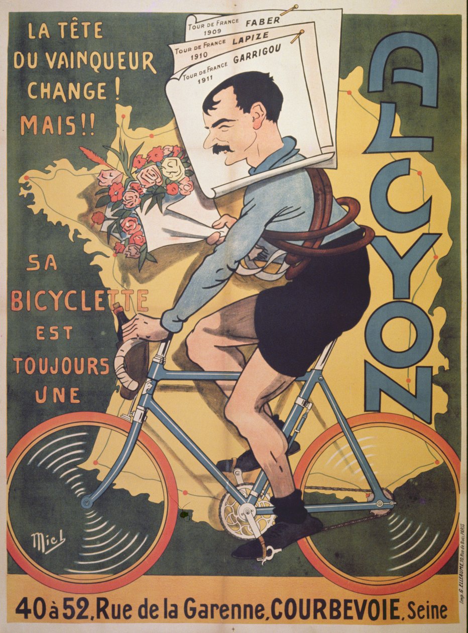 Tour de France Faber (1909), Lapize (1910), Garrigou (1911) 1911 kazananlarıyla 