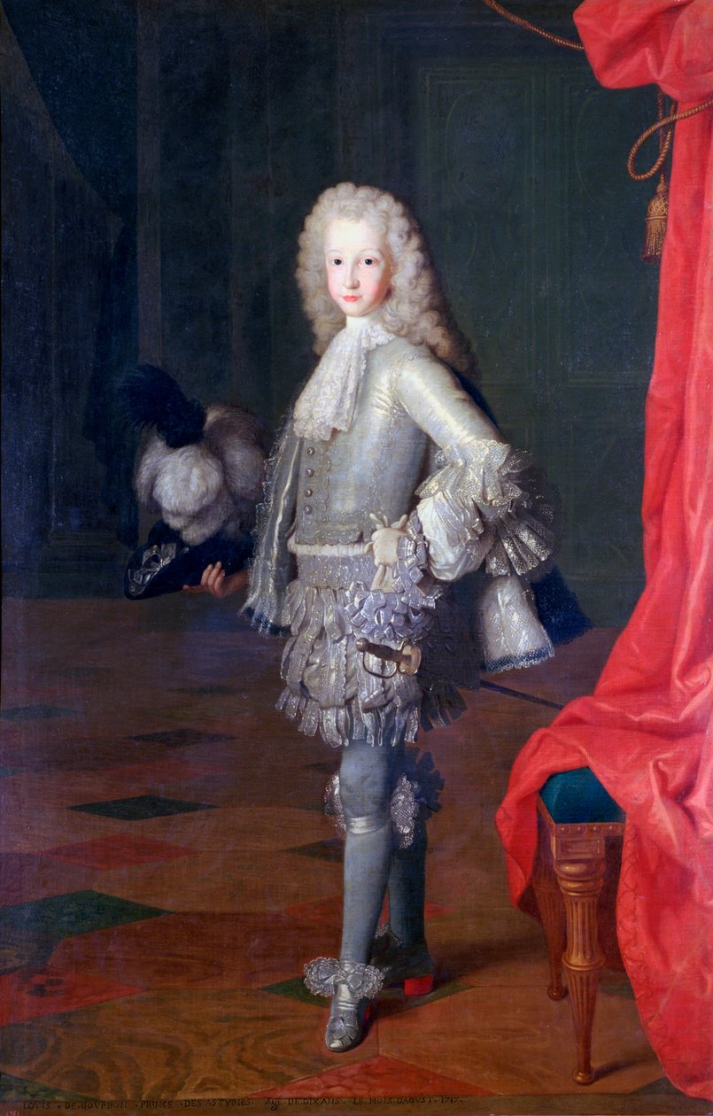 Louis I, Asturias Prensi, İspanya Kralı, 1717 by Michel Ange Houasse