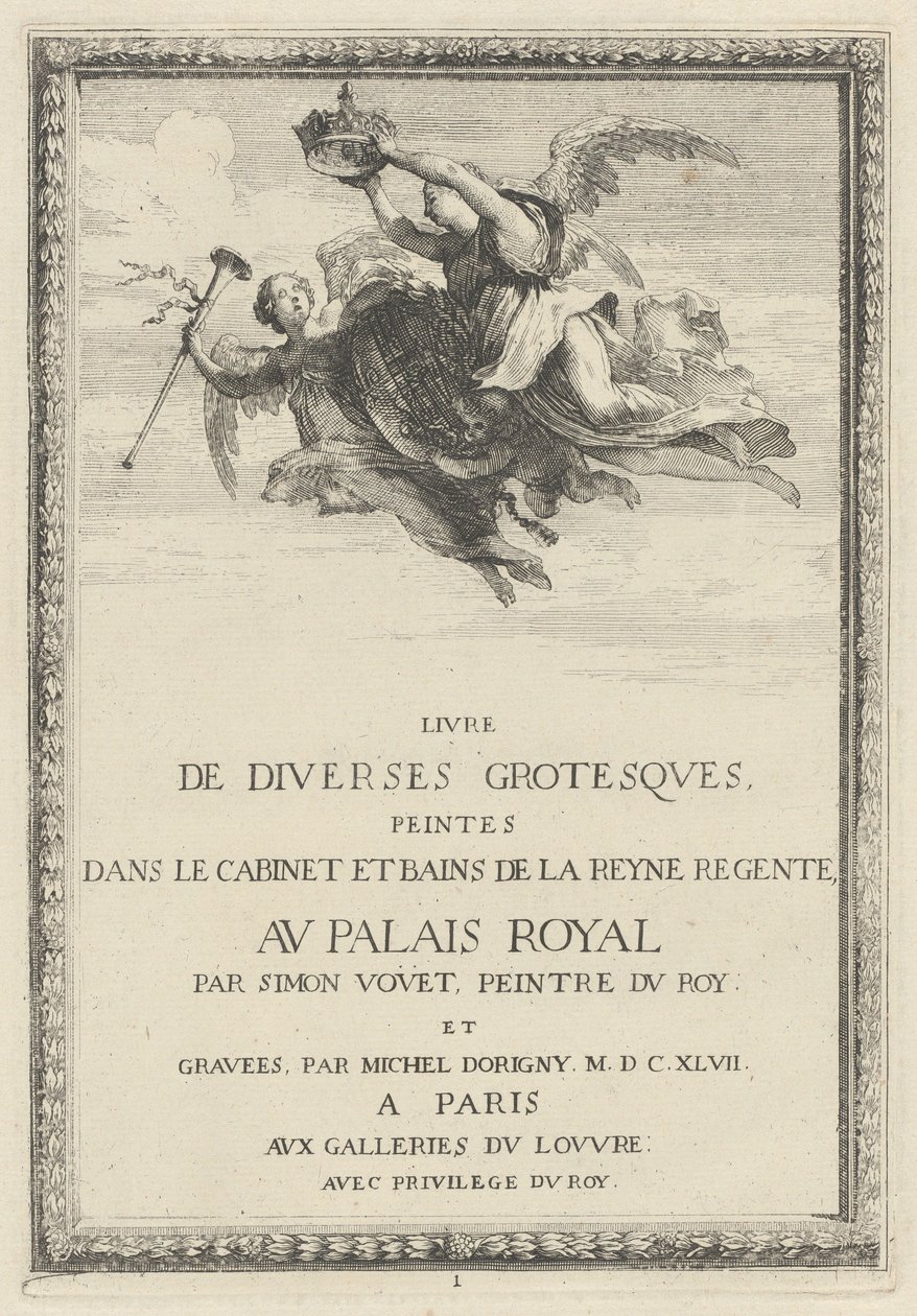Baş sayfa by Michel Dorigny, after Simon Vouet