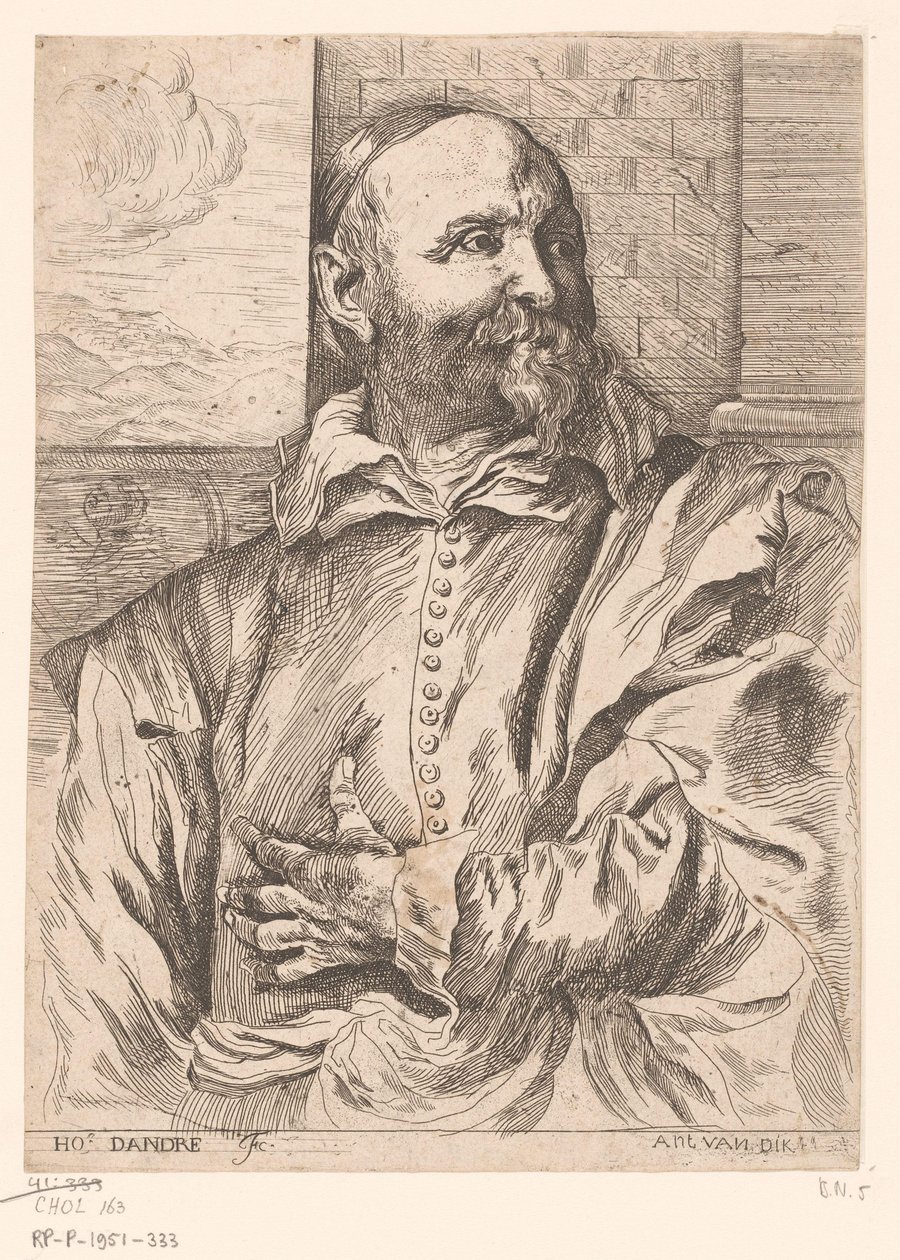 Jan (I) Snellinck'in Portresi by Michel Francois Dandre Bardon