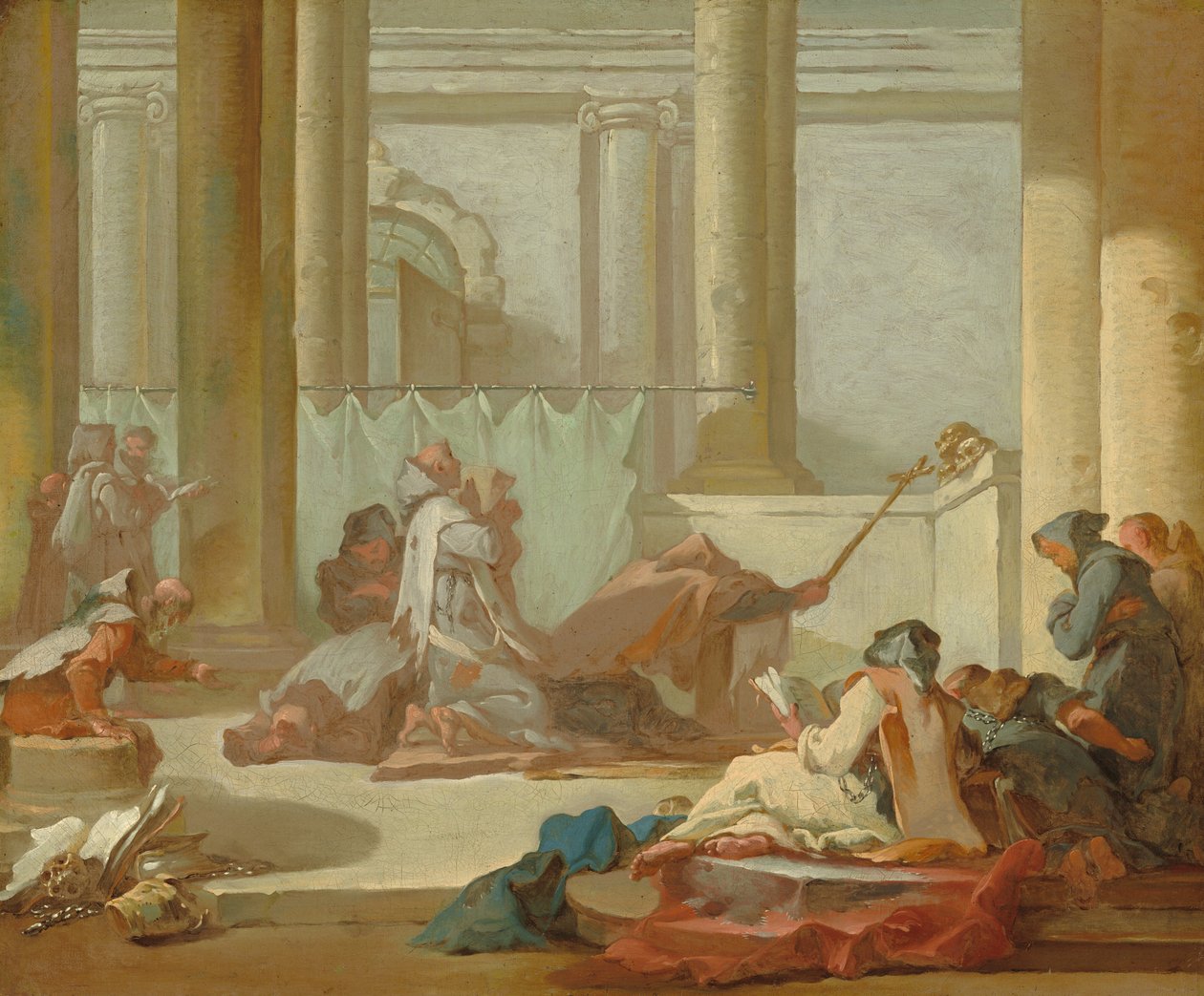 Kafataslarının Hayranlığı, c. 17331734. by Michel Francois Dandre Bardon