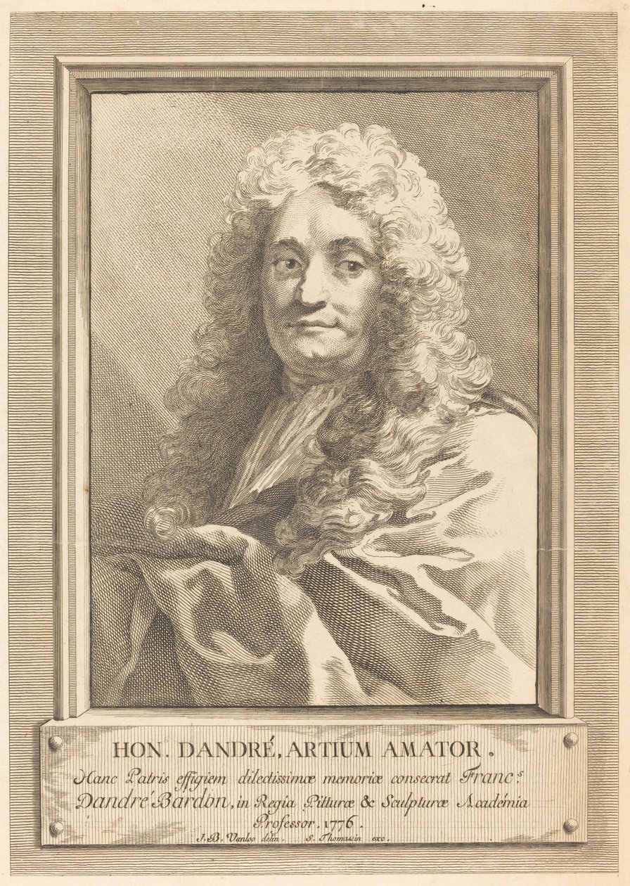 Sanatçının Babasının Portresi by Michel François Dandré Bardon after Jean Baptiste Van Loo