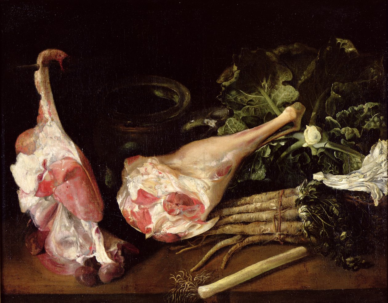 Mutfak Masası, Natürmort by Michel Honore Bounieu