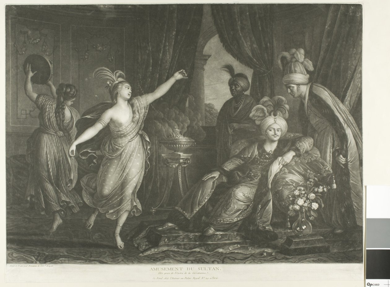 Sultanın eğlencesi by Michel Honore Bounieu