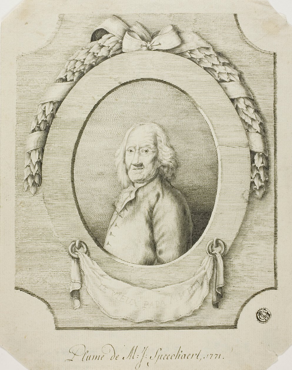 Yaşlı Papa Michel by Michel Joseph Speeckaert