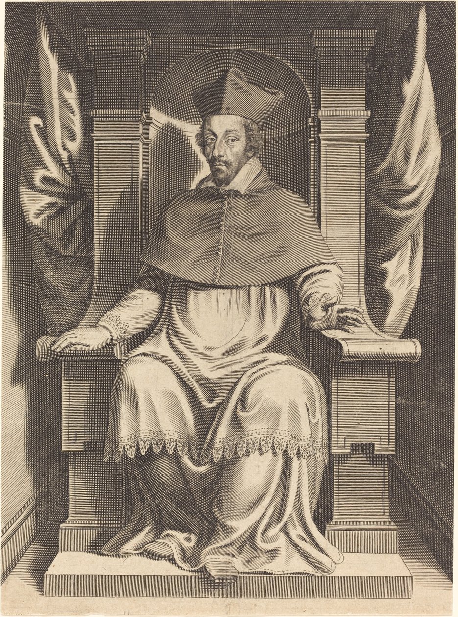 Armand Jean du Plessis, Kardinal Richelieu by Michel Lasne