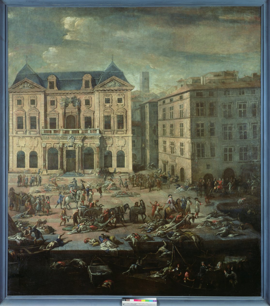 1720 Vebası sırasında Marsilya Belediye Binası