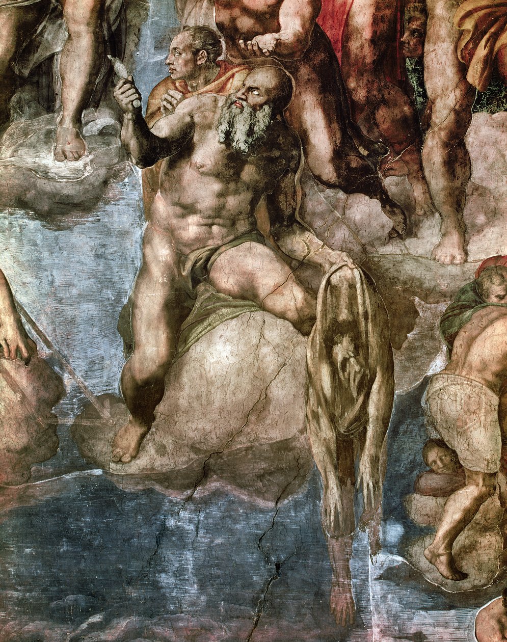 Sistine Şapeli Tavanı: Son Yargı, St. Bartholomew