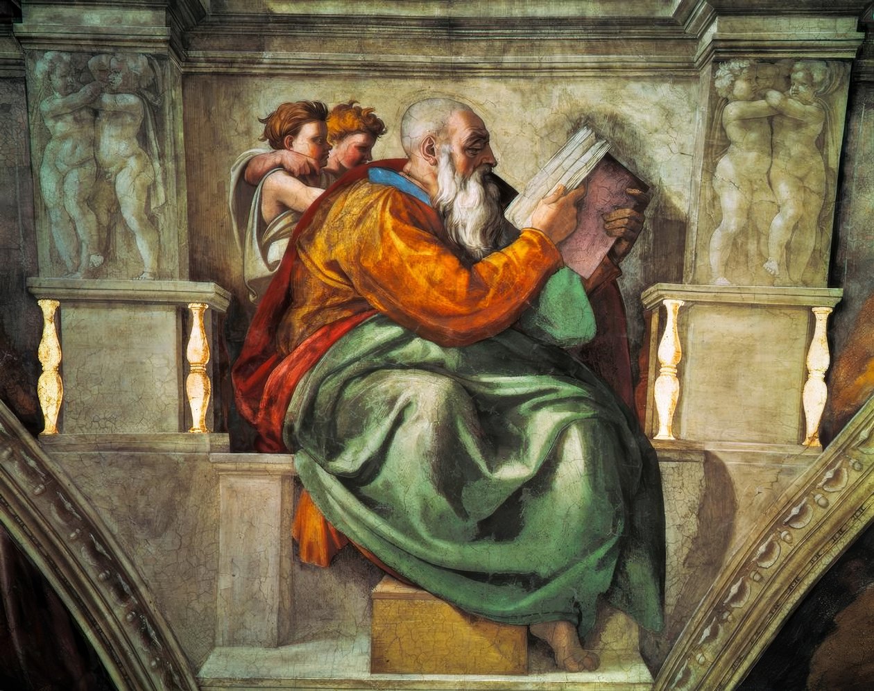 Der Peygamber Zekeriya by Michelangelo Buonarroti