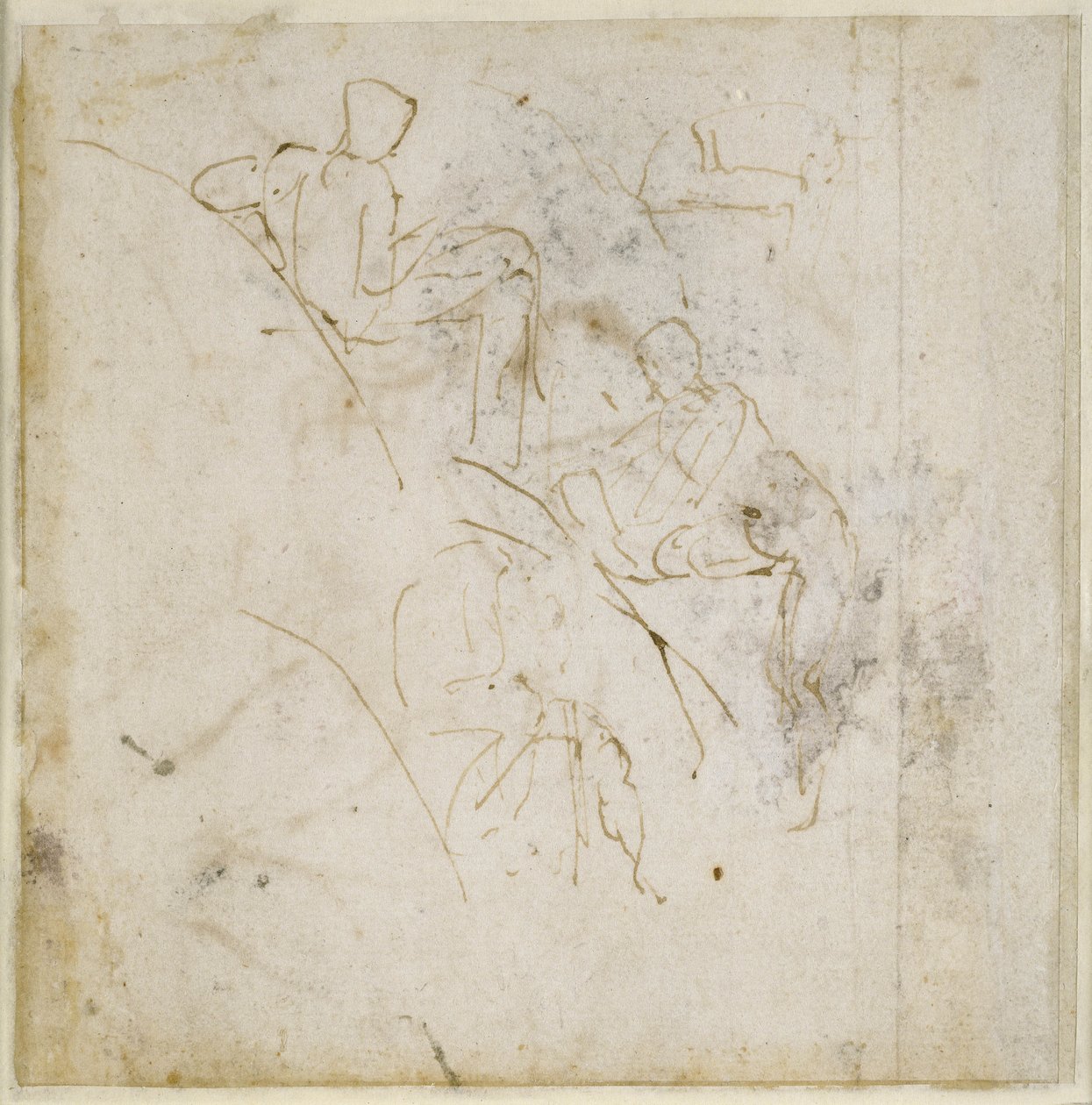 Şekil Çalışması, c.1511 by Michelangelo Buonarroti