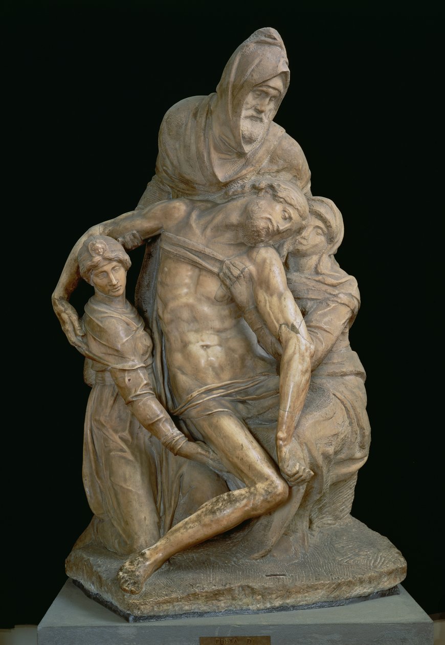Pieta, 1553 (mermer) by Michelangelo Buonarroti