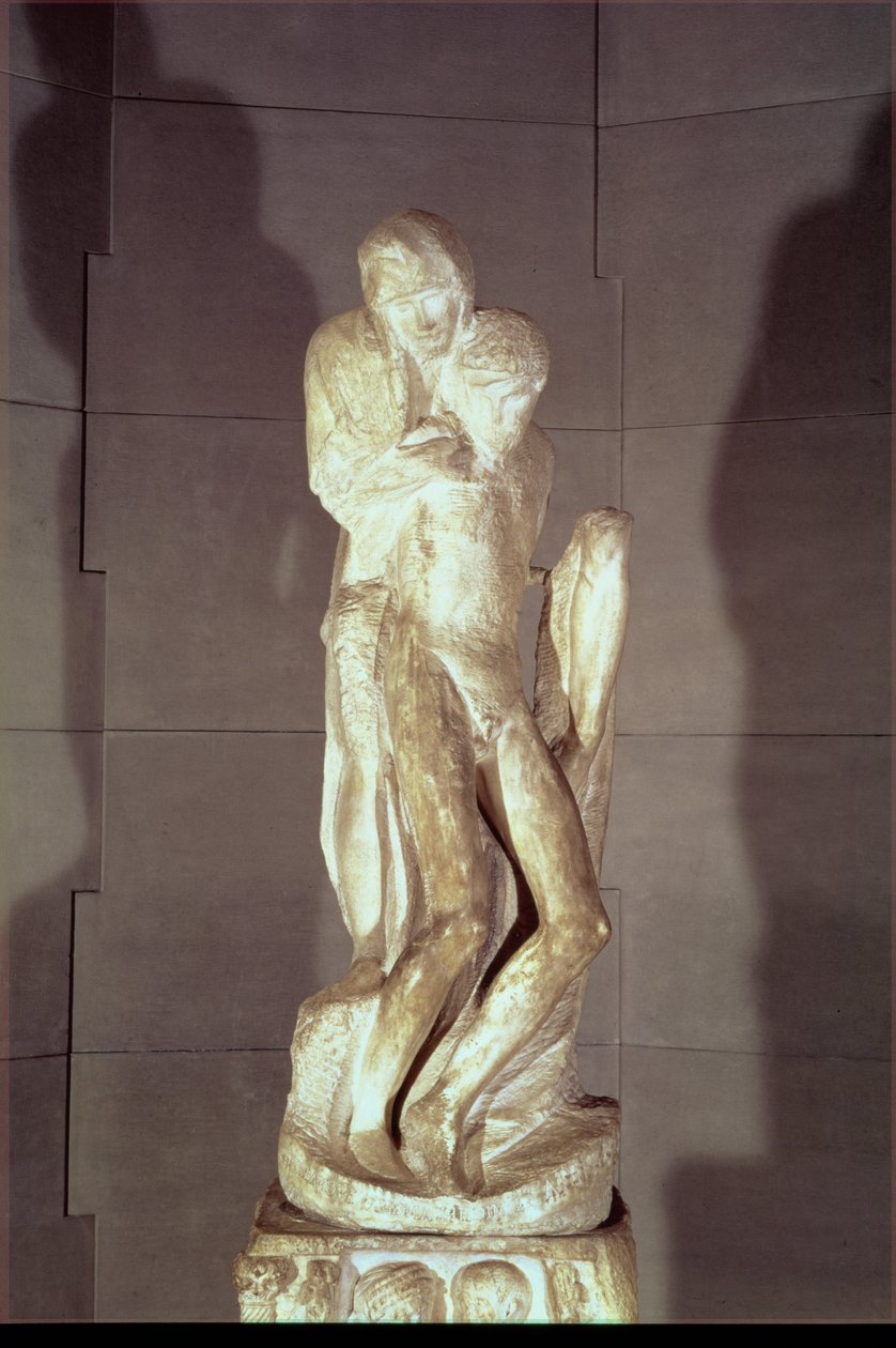 Rondanini Pieta, 1564 (mermer) (ayrıca bkz. 55601) by Michelangelo Buonarroti