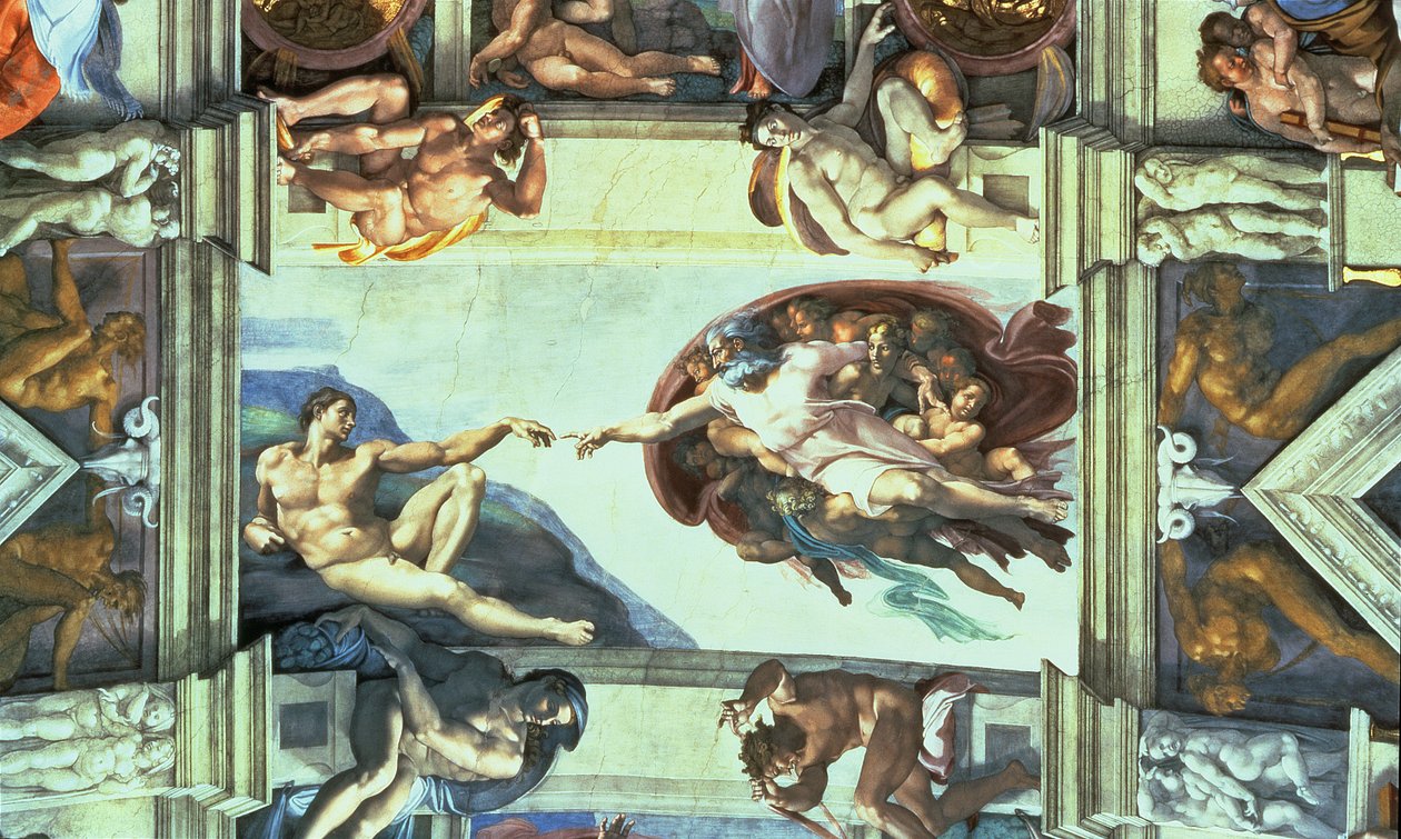 Sistine Şapeli Tavanı: Adem