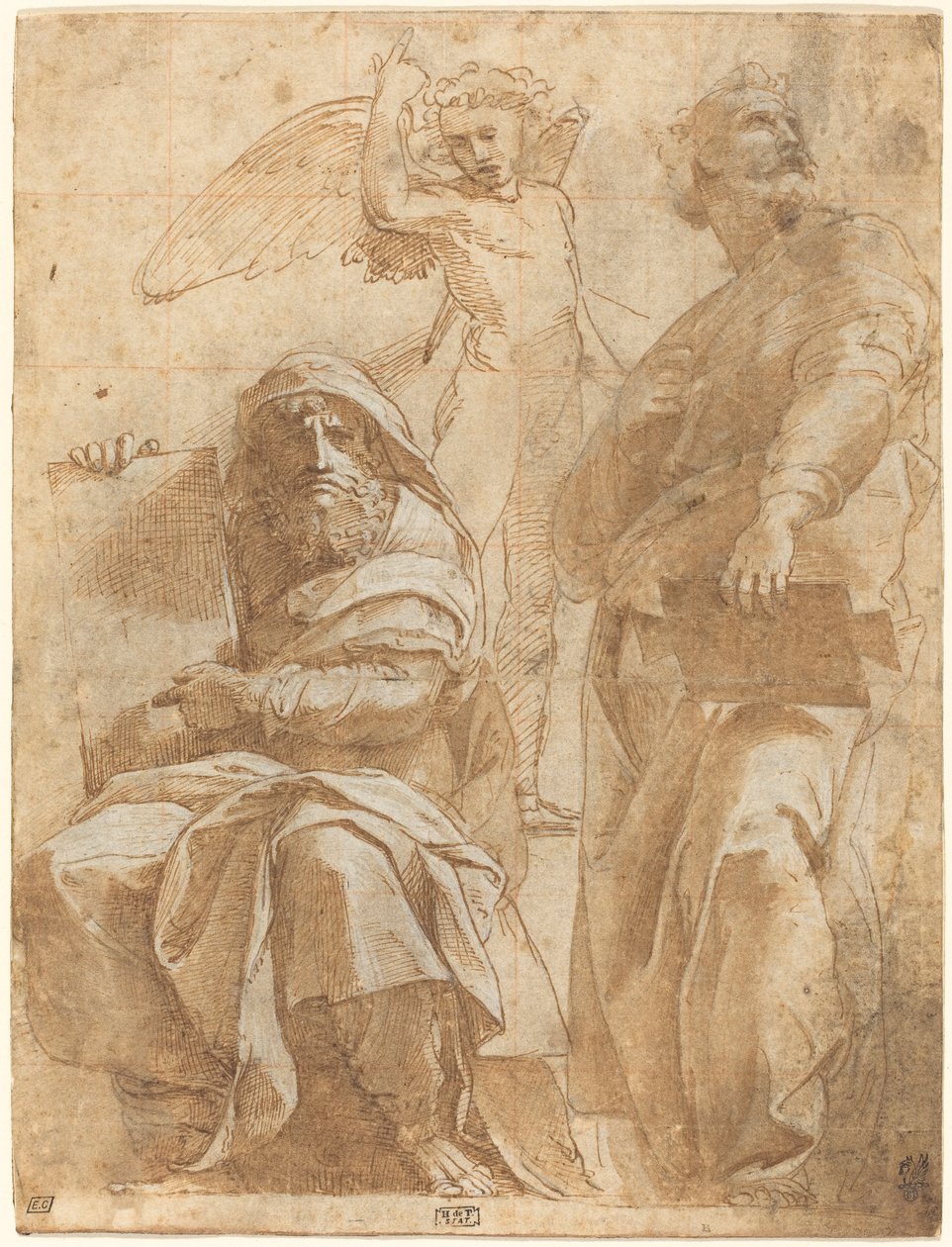Hoşea ve Yunus Peygamberler by Michelangelo Buonarroti