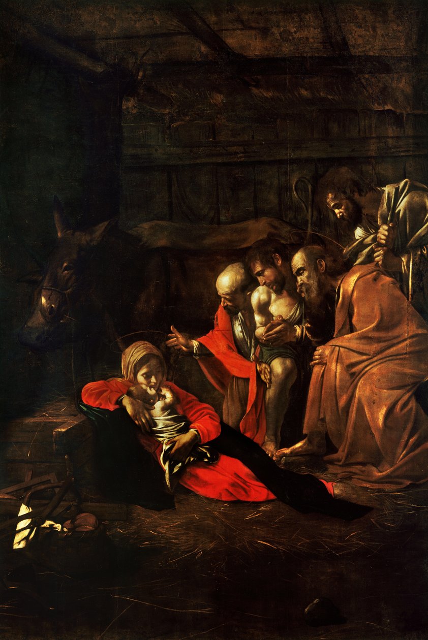 Çobanların hayranlığı by Michelangelo Merisi Caravaggio