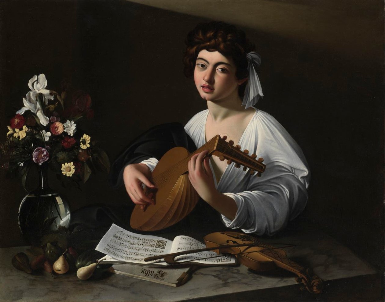Apollo Luteplayer by Michelangelo Merisi Caravaggio