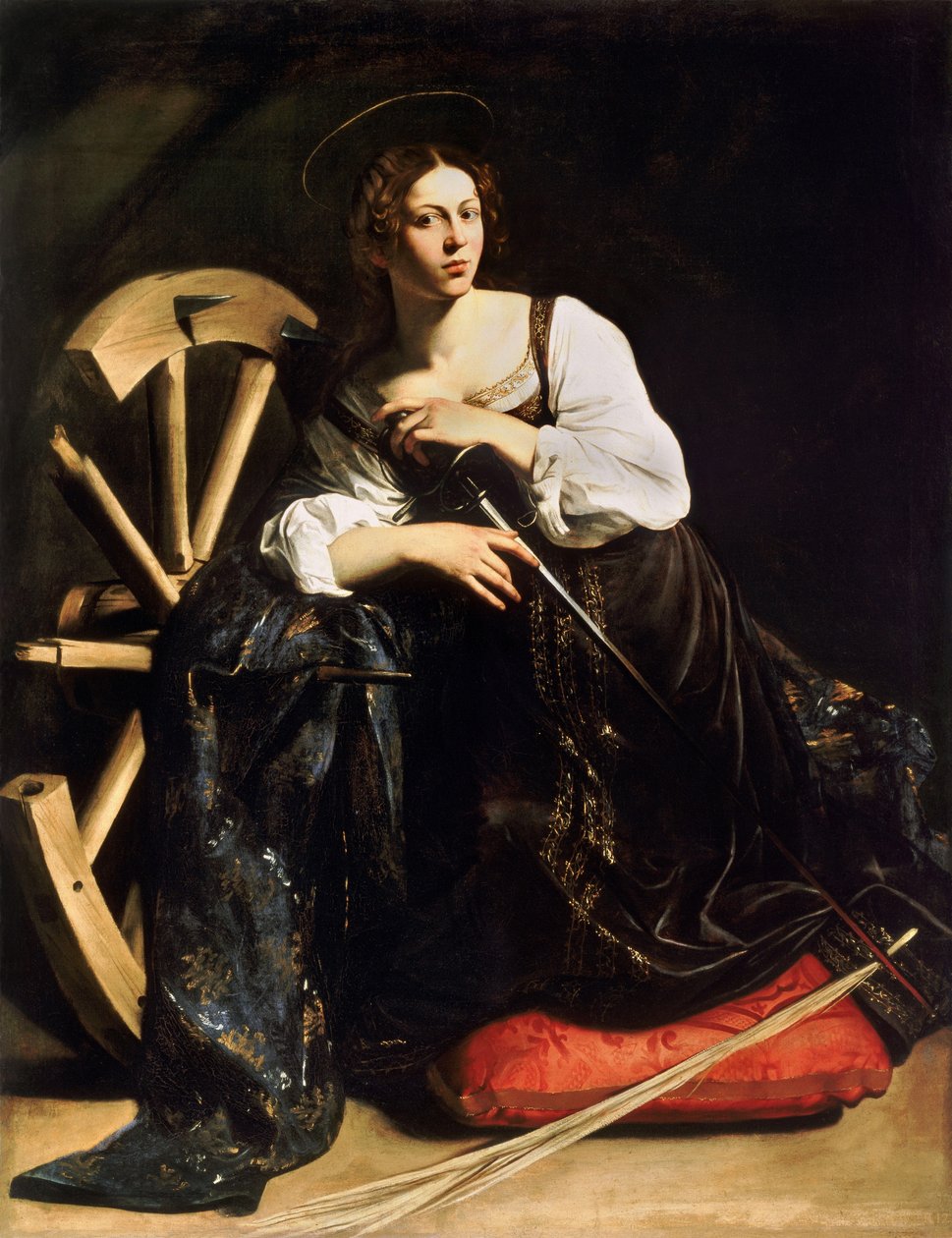 İskenderiyeli Aziz Catherine by Michelangelo Merisi Caravaggio