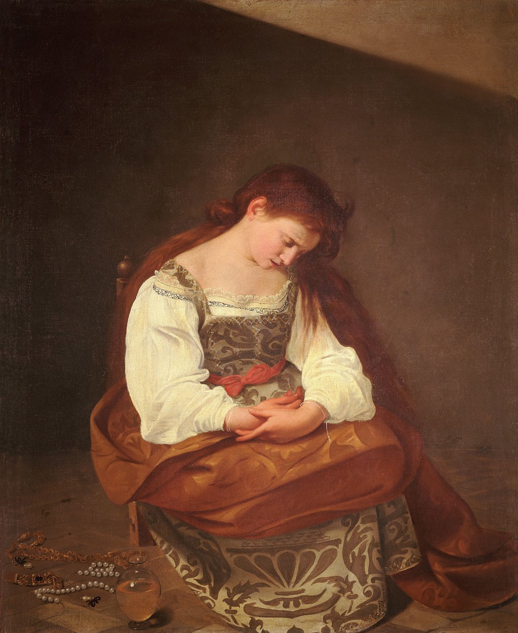tövbekar Magdalene by Michelangelo Merisi Caravaggio