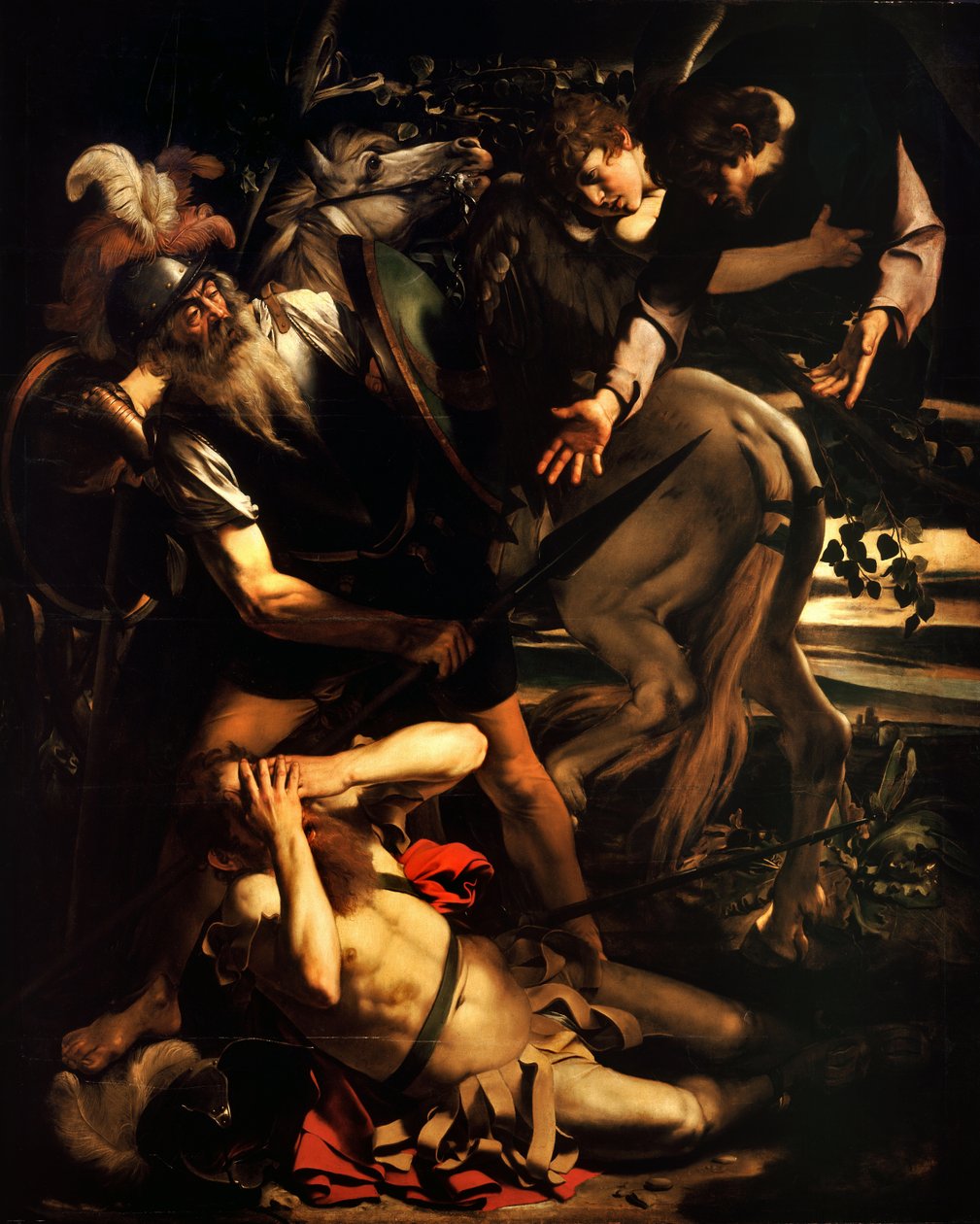 Aziz Paul Dönüşümü by Michelangelo Merisi Caravaggio