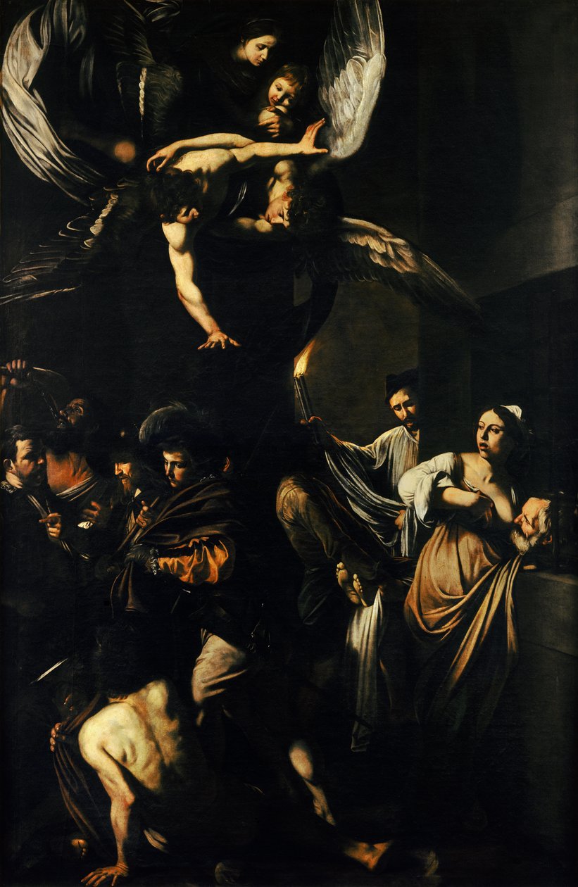 Yedi Merhamet Eseri by Michelangelo Merisi Caravaggio