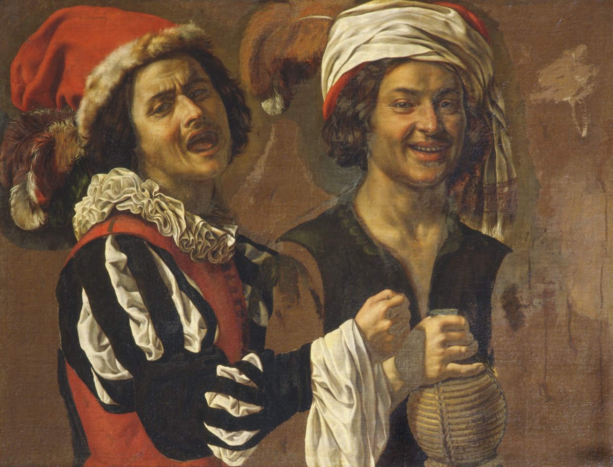 Şarkıcı ve İçki İçici by Michelangelo Merisi Caravaggio