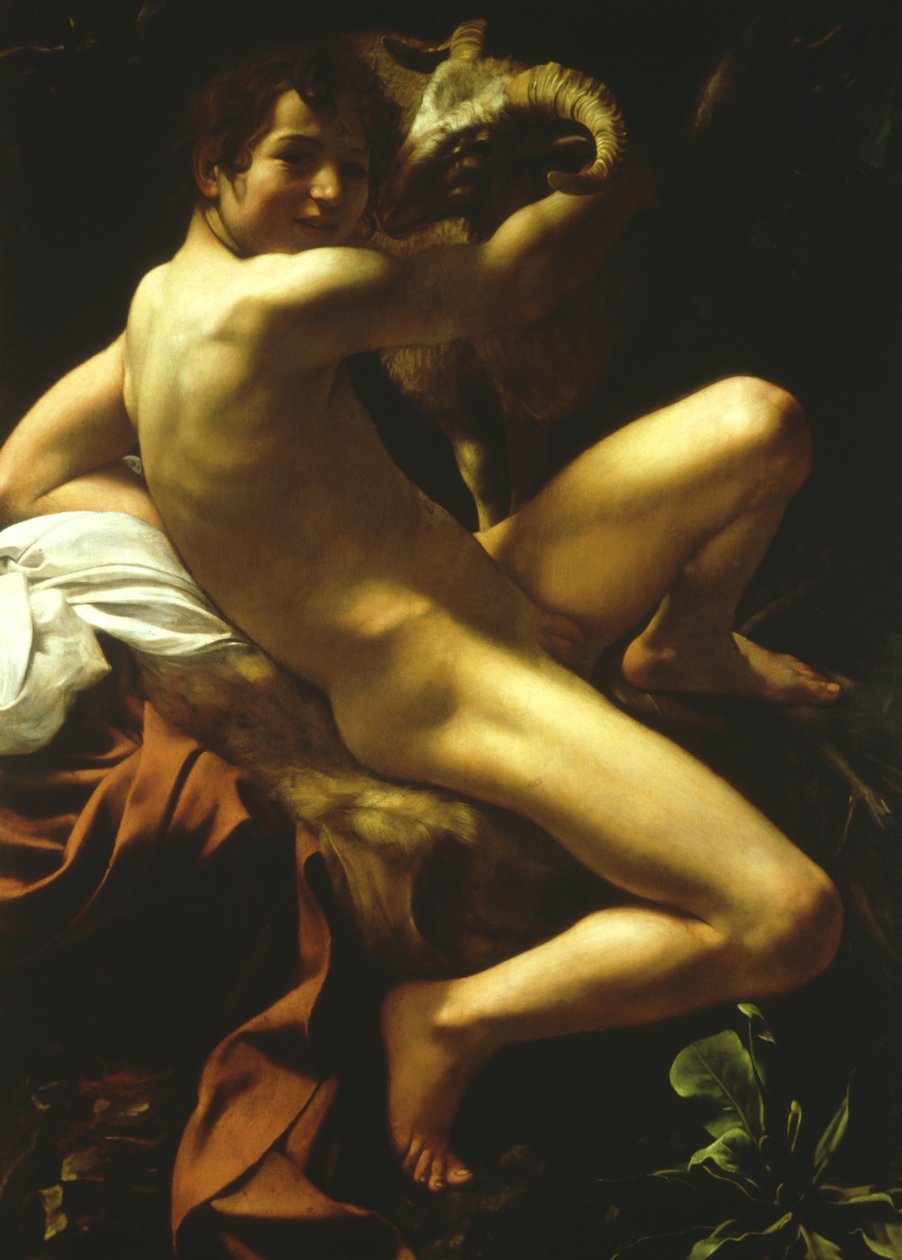 Vaftizci Yahya, 1602 by Michelangelo Merisi Caravaggio