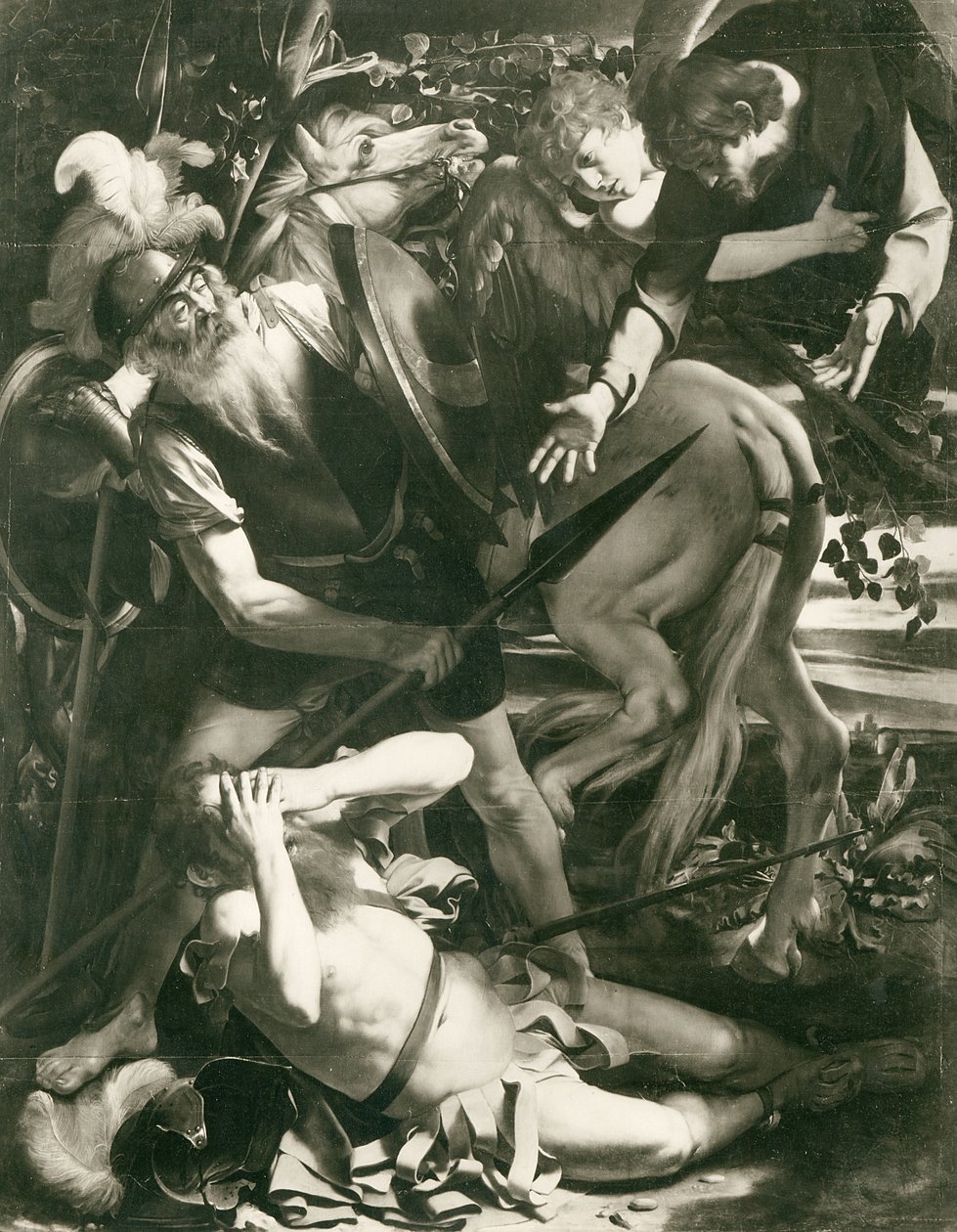 Aziz Paul Dönüşümü by Michelangelo Merisi Caravaggio