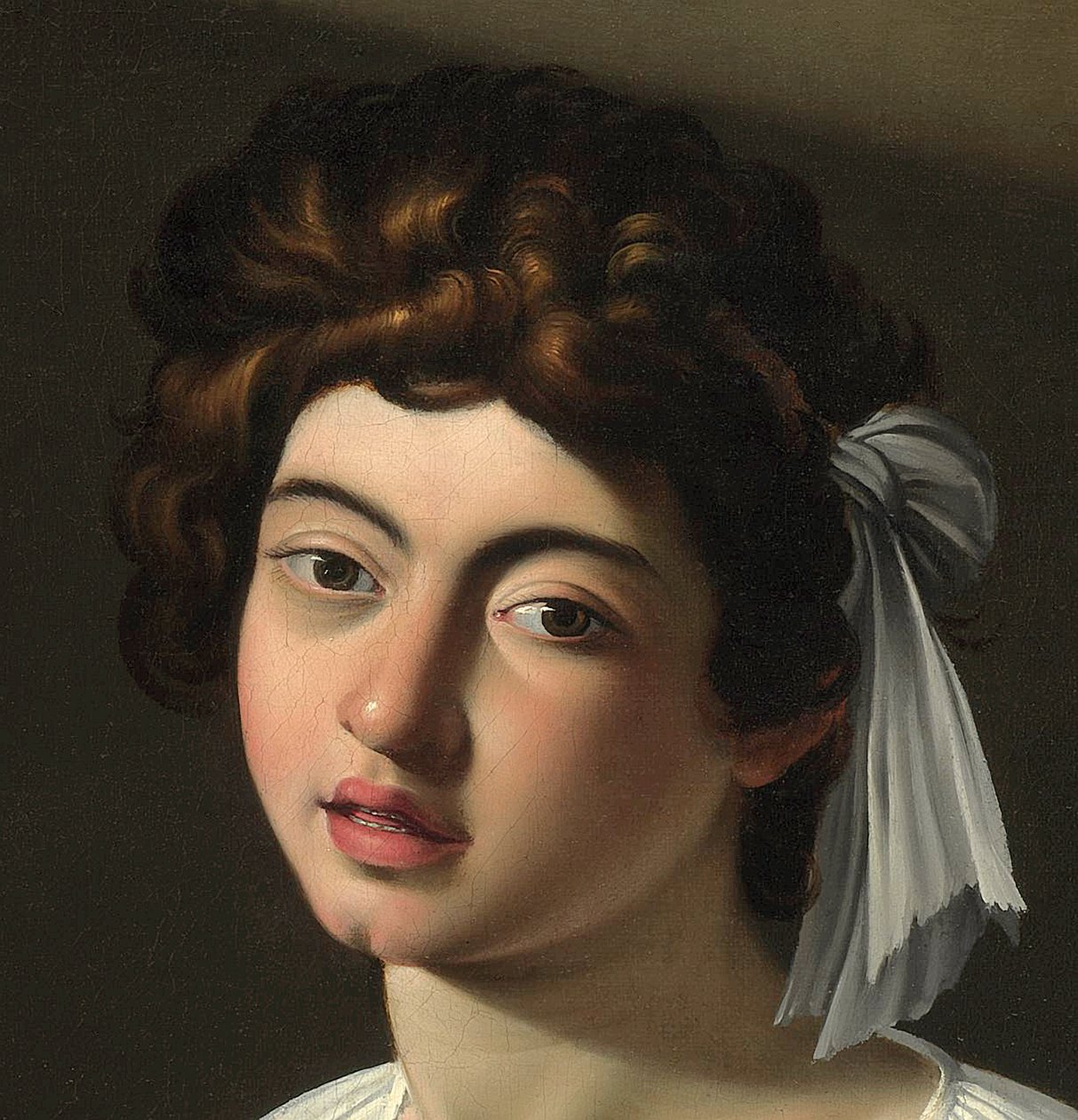 Ud Oyuncusu, c.1595, detay by Michelangelo Merisi Caravaggio