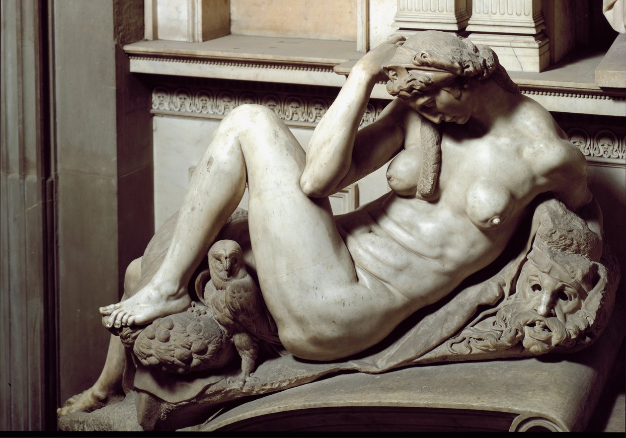 Gecenin alegorisi. Giuliano de Medici