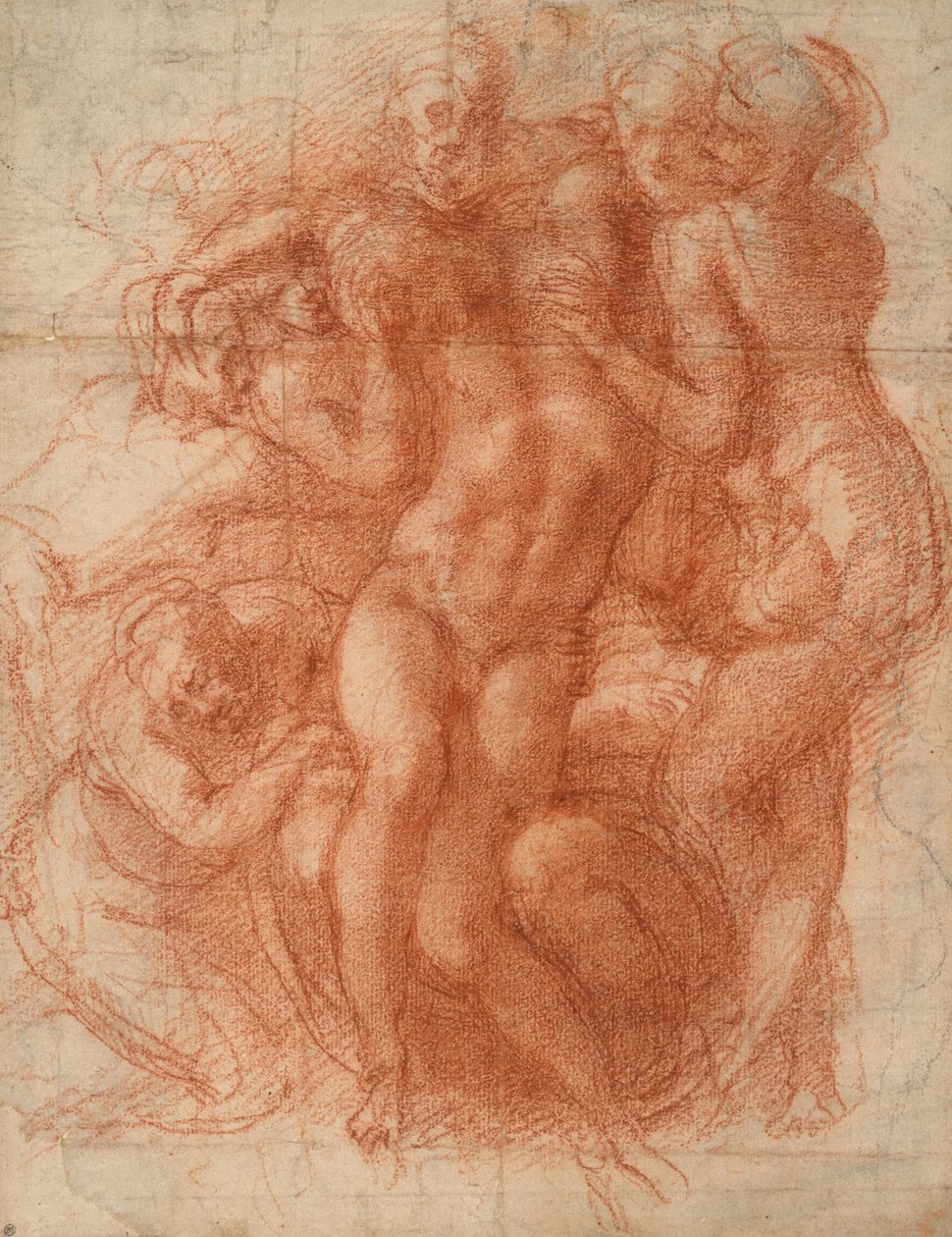 Ağıt, c.1530 (kırmızı tebeşir) by Michelangelo Buonarroti