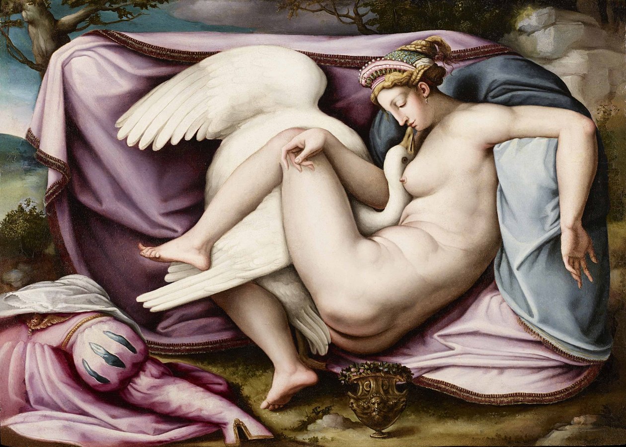 Leda ve Kuğu by Michelangelo Buonarroti