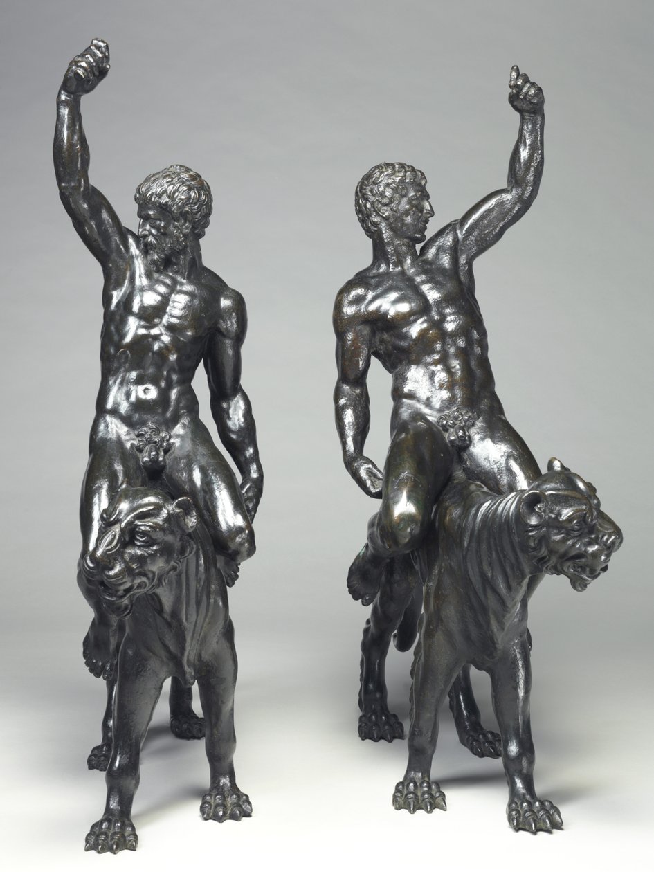 panter sürme çıplak bacchants by Michelangelo Buonarroti