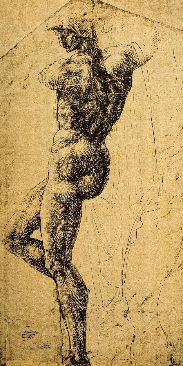 Çıplak çalışma; Michelangelo
