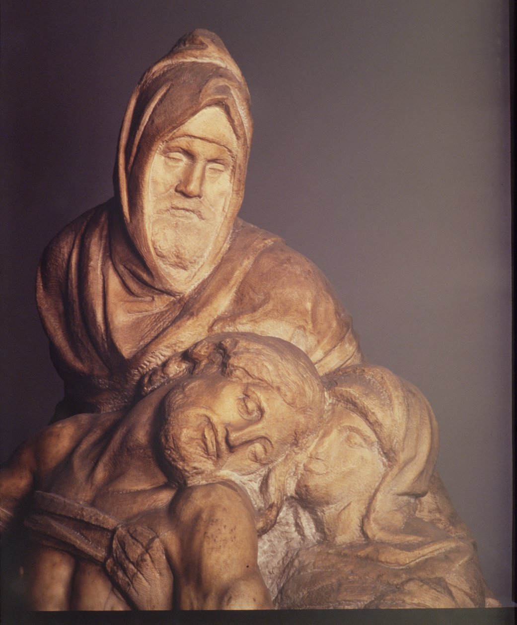 Pieta, 120999 1553 mermer detay by Michelangelo Buonarroti