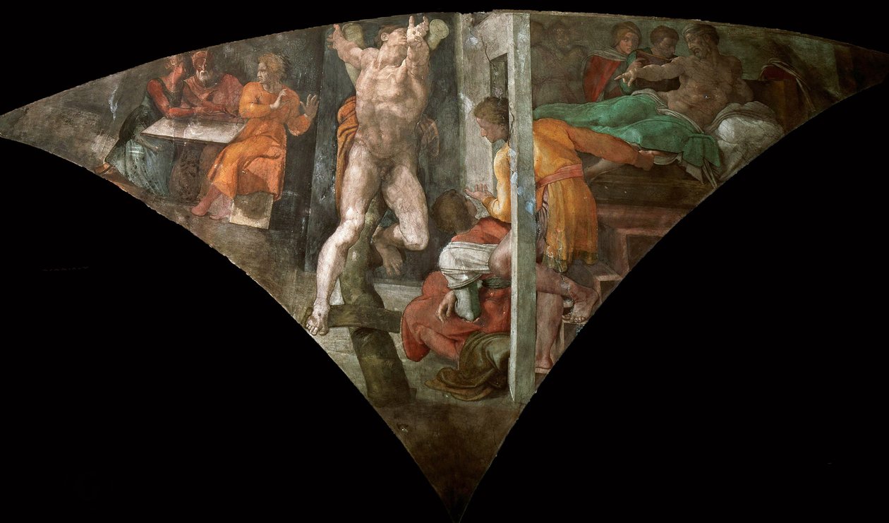 Haman'ın Cezalandırılması by Michelangelo Buonarroti