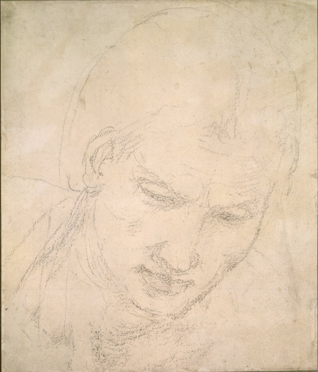 Bir Kafa Çalışması, c1490-1560 by Michelangelo Buonarroti