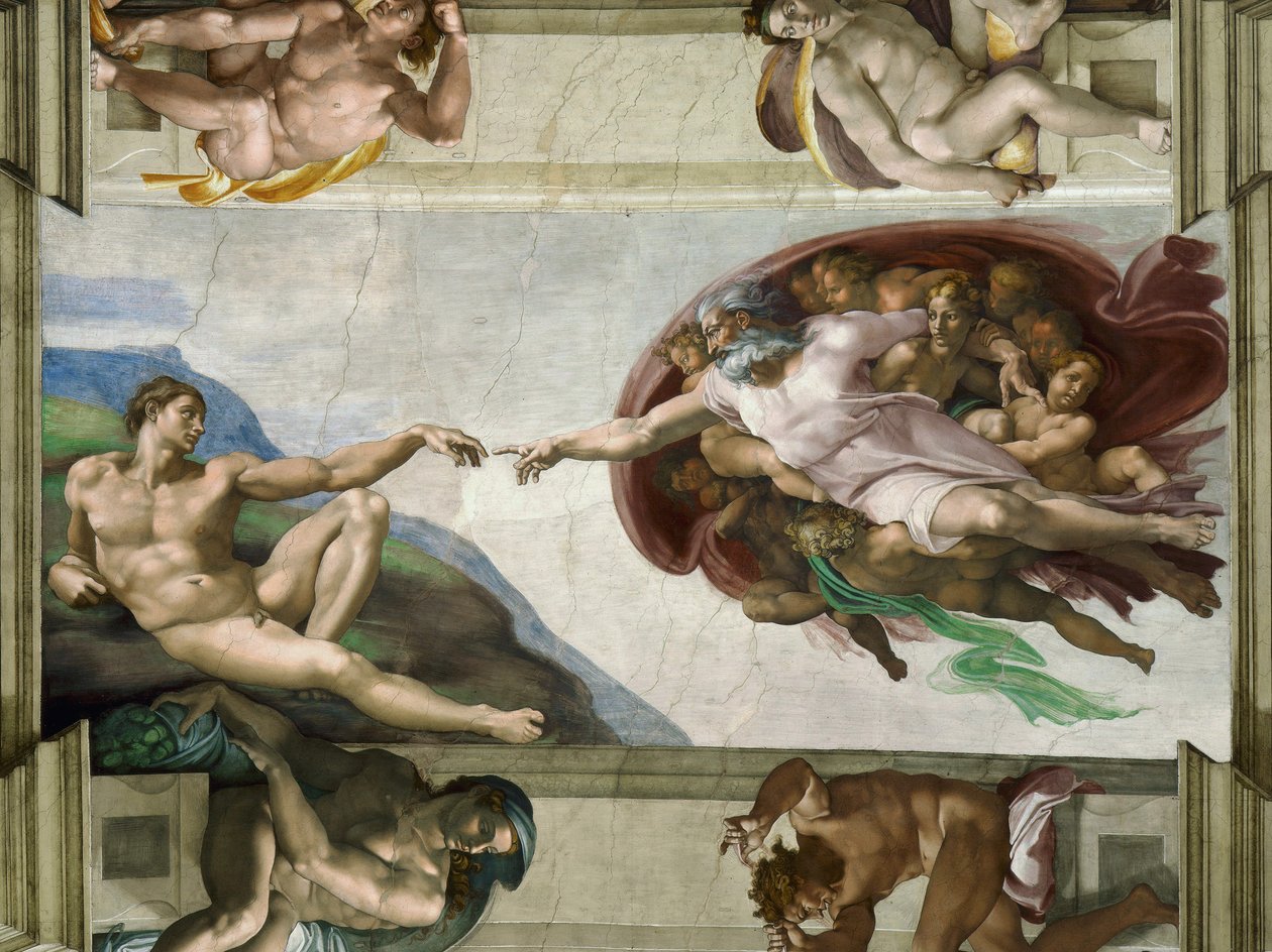 Adem'in Yaratılışı by Michelangelo Buonarroti