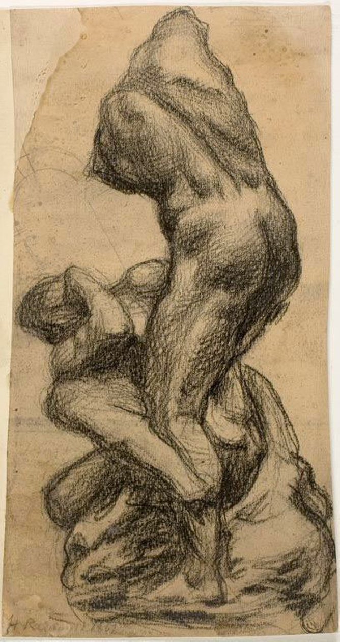 Mücadele Eden İki Figür by Michelangelo Buonarroti