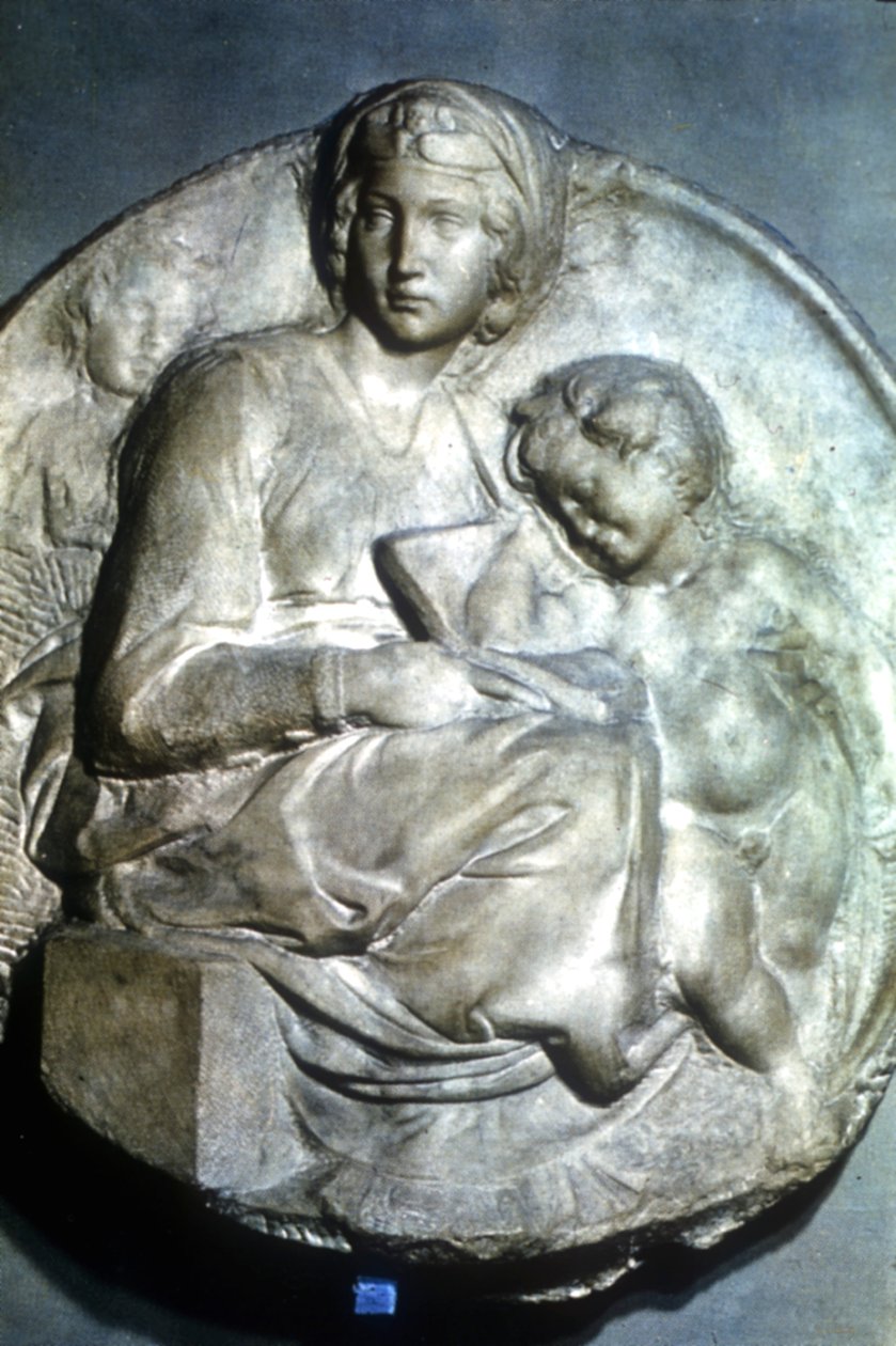 Bakire ve Çocuk, 1504-1505 by Michelangelo Buonarroti